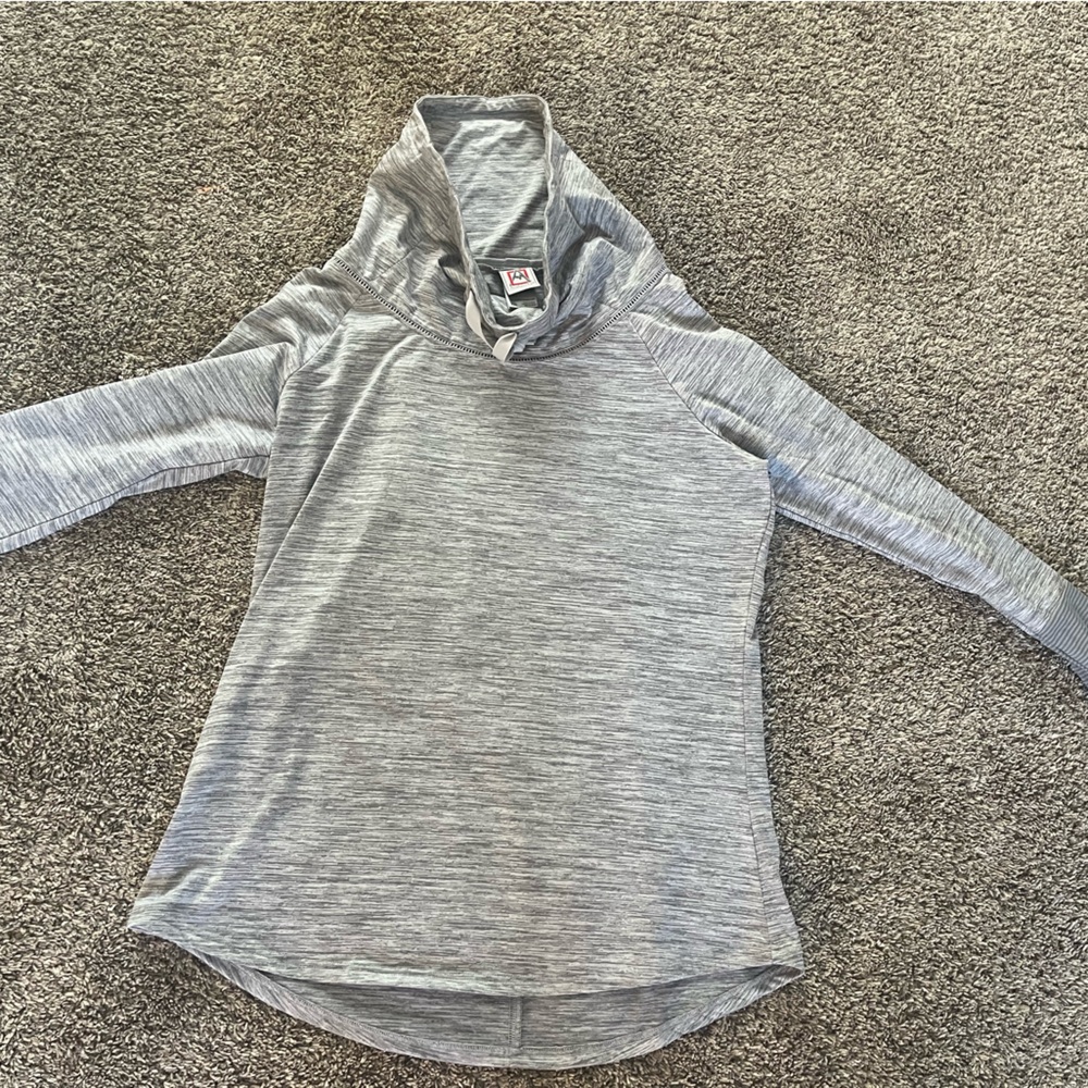 Avalanche Heather Gray Performance Sweatshirt. Si… - image 3